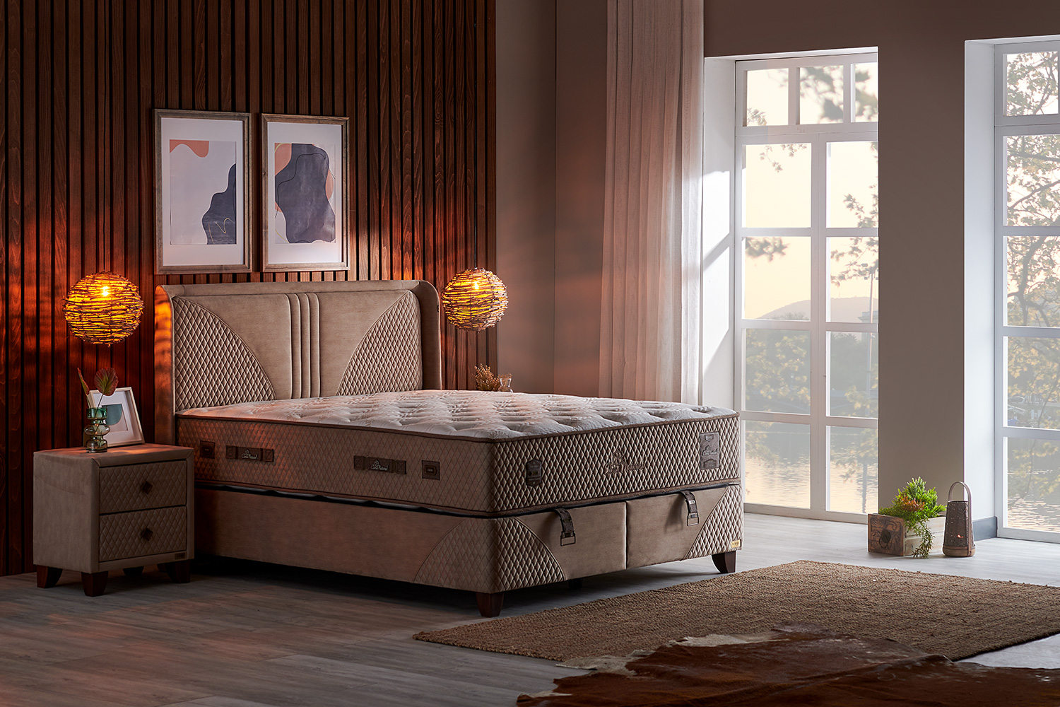 Clima Naturel Headboard - Bambi Yatak - Yatak Sanatı | Yatak Fiyatları