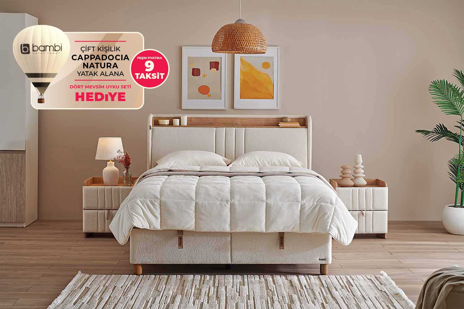 Cappadocia Dört Mevsim Uyku Seti - Bambi Yatak - Yatak Sanatı